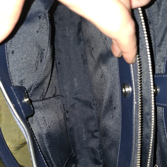 Kate Spade Navy and Light Blue Shoulder Bag - Picture 6 of 7